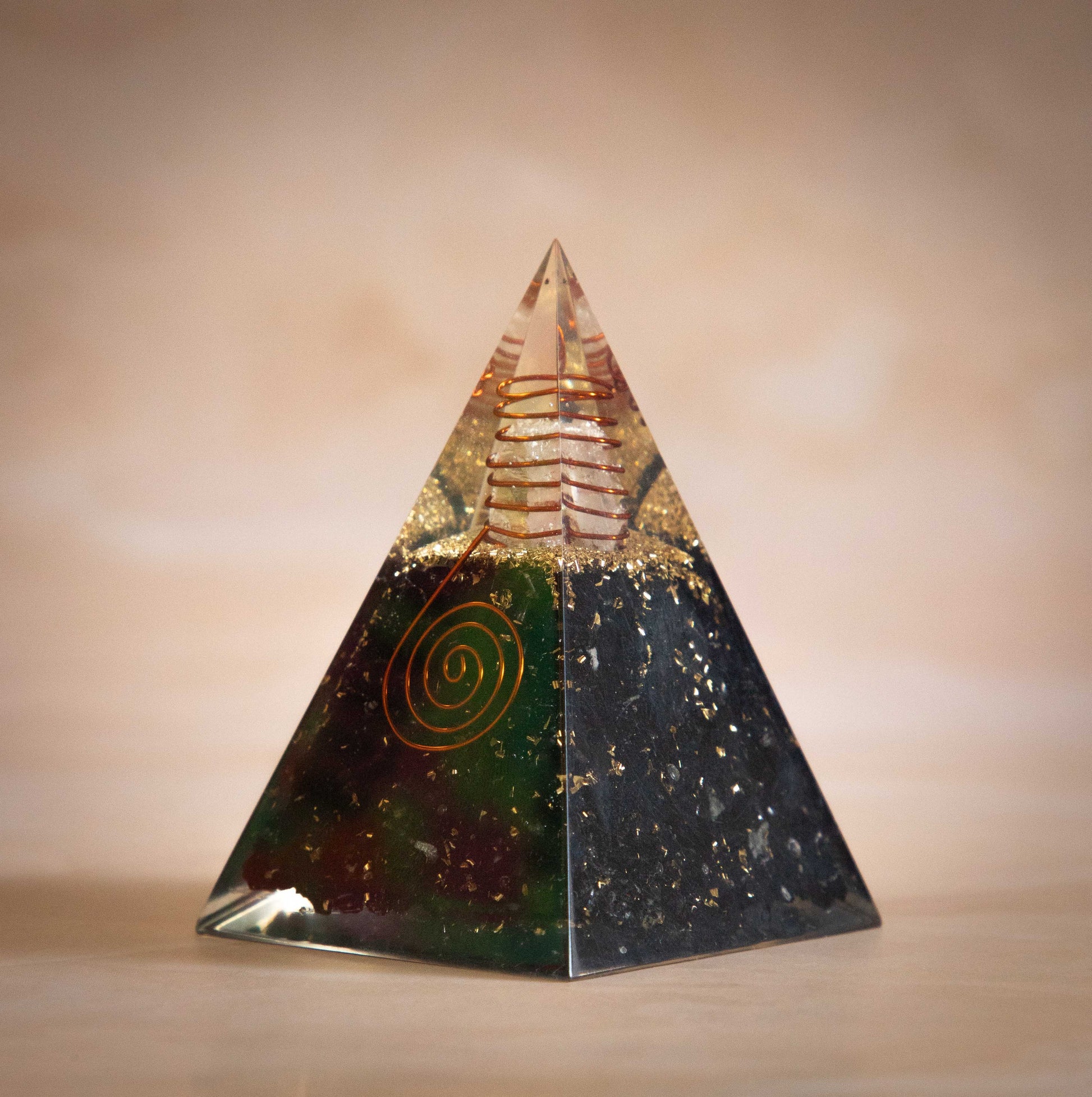 Black Tourmoline Pyramid