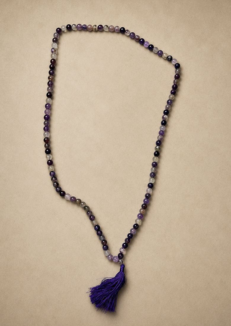 Amethyst Mala 9mm